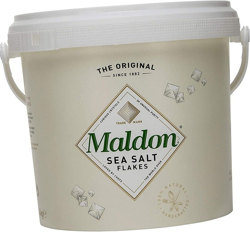 Maldon Sea Salt Flakes - 3.08 Pound Resealable Tub